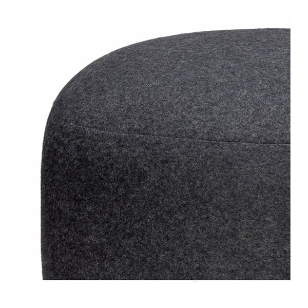 Čierny puf Hübsch Gudmund, ø 75 cm-image-2