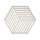 Svetlosivá podložka pod horúce nádoby Zone Hexagon