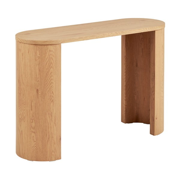 Konzolový stolík v dekore duba v prírodnej farbe 38x114 cm Bibione – House Nordic