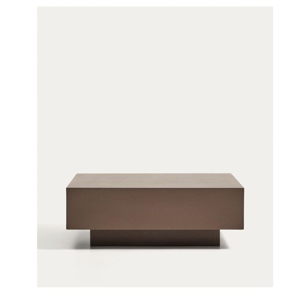 Betónový Záhradný konferenčný stolík 60x80 cm Rustella – Kave Home-image-3