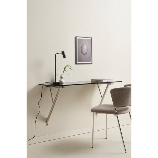 Závesný nástenný pracovný stôl so sklenenou doskou 40x120 cm Kullaberg – Jotex-image-1