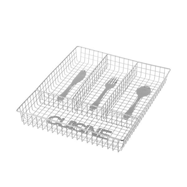 Kovový príborník do zásuvky v striebornej farbe 26.5 x 32.5 cm - Casa Selección