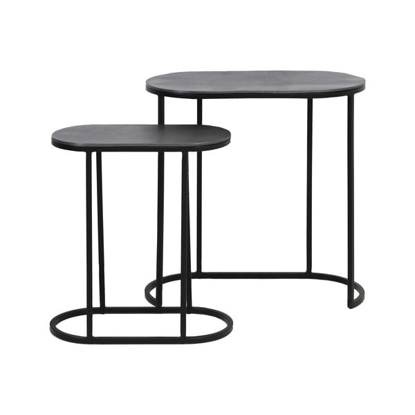 Kovové odkladacie stolíky v súprave 2 ks 26x53 cm Bocov – Light & Living