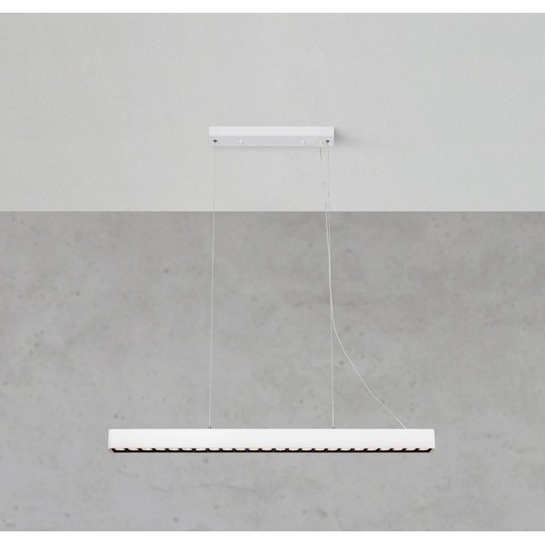 Biele LED závesné svietidlo s kovovým tienidlom Plano – Markslöjd-image-1