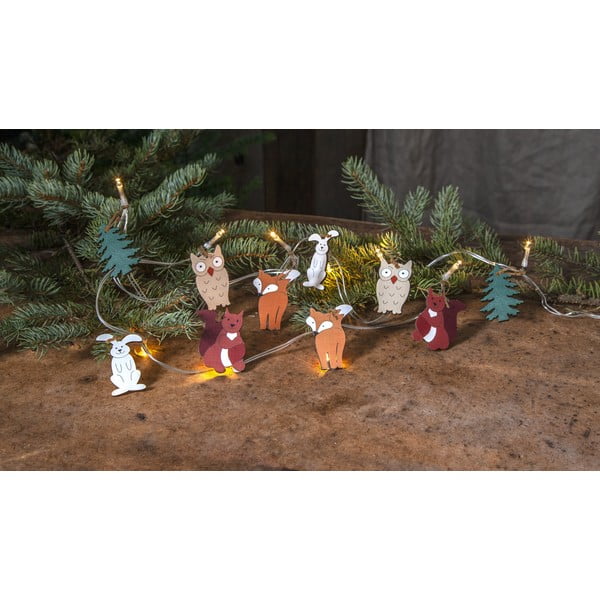 Svetelná reťaz s vianočným motívom počet žiaroviek 10 ks dĺžka 180 cm Friends – Star Trading-image-3