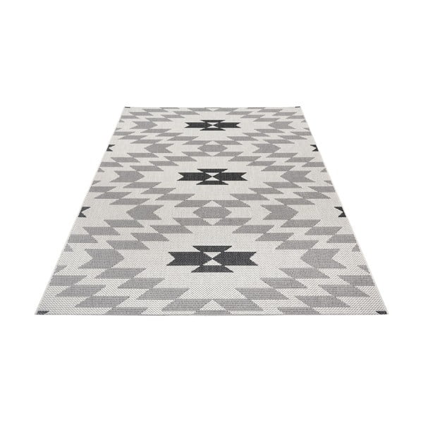Čierno-biely vonkajší koberec Ragami Geo, 160 x 230 cm-image-2