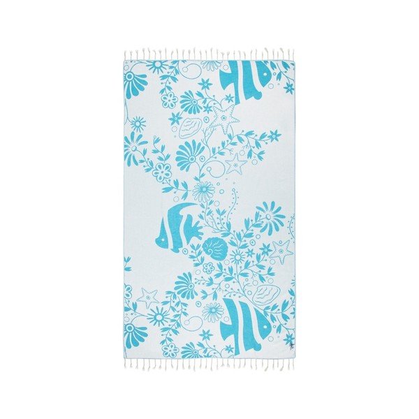 Tyrkysová hammam osuška Kate Louise Helene, 165 × 100 cm-image-2