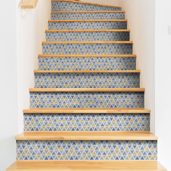 Sada 2 samolepiek na schody Ambiance Stairs Stickers Anitra, 15 × 105 cm