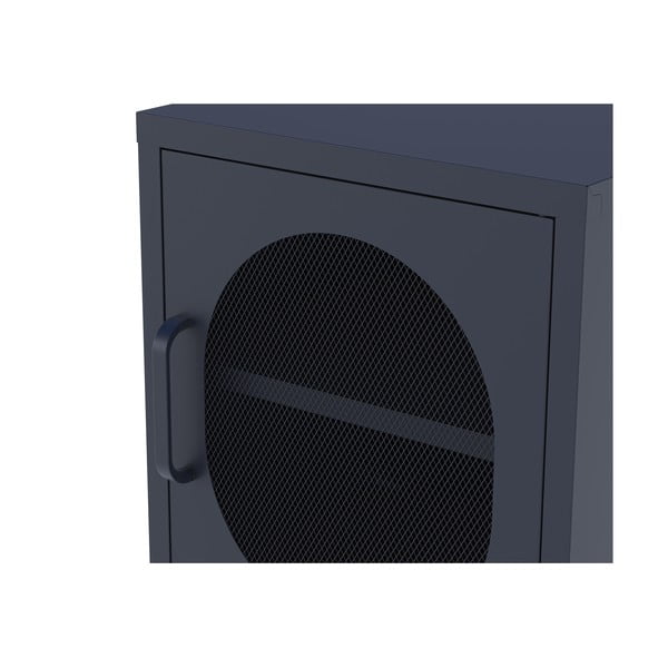 Tmavomodrý kovový nočný stolík Diora – Marckeric-image-4