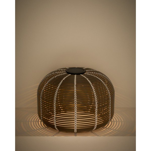 LED stolové/prenosné vonkajšie svietidlo so solárnym panelom/na USB ø 50 cm Garoina – Kave Home-image-1
