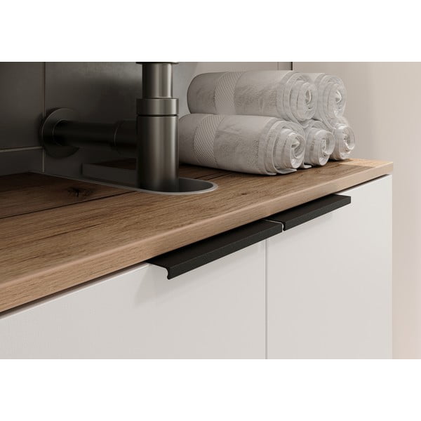 Biela skrinka pod umývadlo 60x58 cm Menen – Germania-image-3