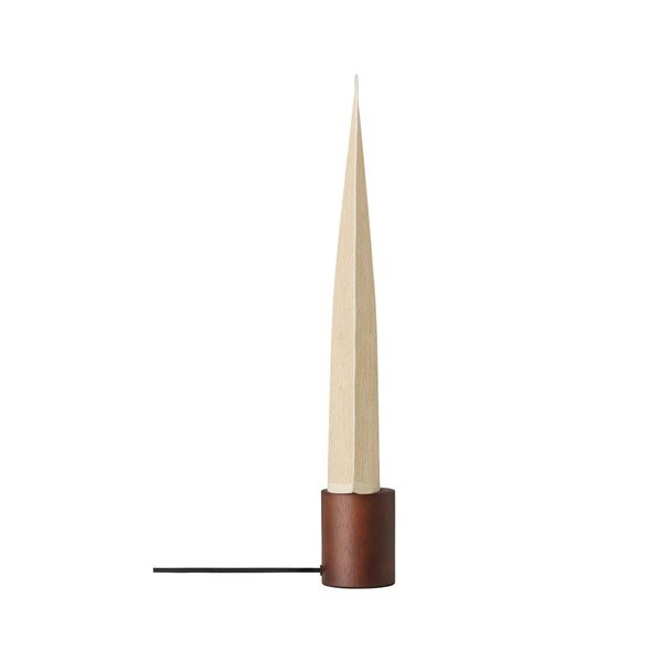 Hnedá/krémovobiela papierová stolová lampa (výška  44 cm) Mai Le – Ellos Home-image-3