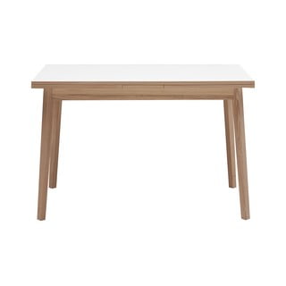 Rozkladací jedálenský stôl s bielou doskou Hammel Single, 120 x 80 cm