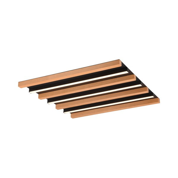 LED stmievateľné stropné svietidlo v čierno-prírodnej farbe 6x46 cm Fontana – Trio-image-1