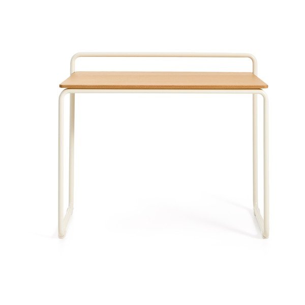 Detský písací stôl s doskou v dekore jaseňového dreva 45x82 cm Tinn – Kave Home-image-2