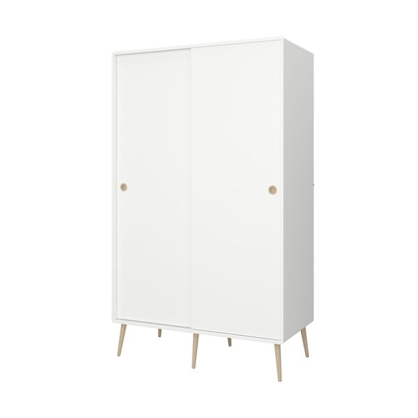 Biela šatníková skriňa s posuvnými dverami 113x190 cm Softline - Tvilum-image-1