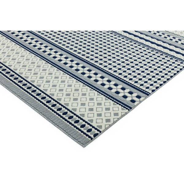 Modro-biely koberec Asiatic Carpets Antibes Geometric, 160 x 230 cm-image-3