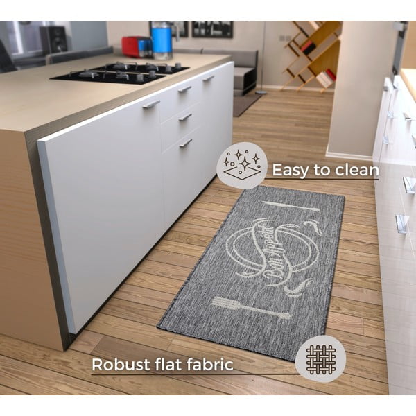 Sivobéžový behúň 62x150 cm Cucina – Hanse Home-image-4