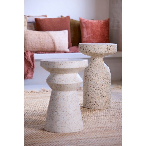 Terrazzo okrúhly odkladací stolík ø 32 cm Moravit – Light & Living-image-1