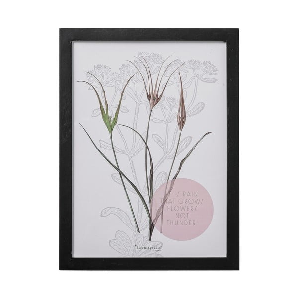 Obraz v ráme Bloomingville Flowers, 40 × 30 cm