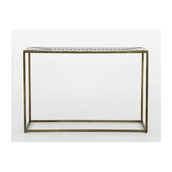 Železný konzolový stolík Canett Stitch, 40 × 120 cm