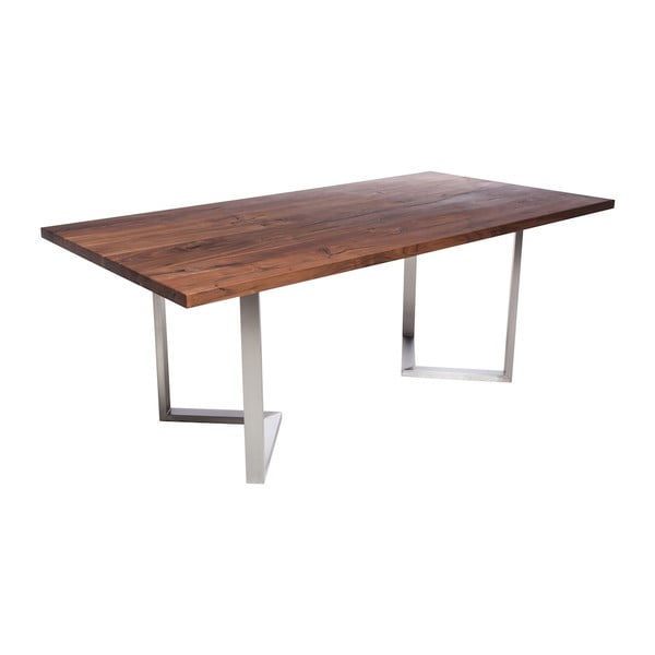Jedálenský stôl z dreva čierneho orecha Fornestas Fargo Calipso, dĺžka 200 cm