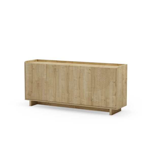 Komoda v dekore duba v prírodnej farbe 180x80x40 cm Daira – Marckeric-image-2