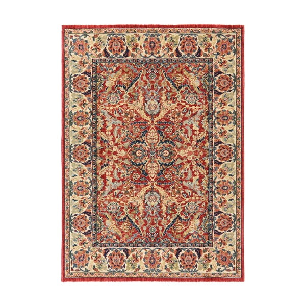 Vlnený koberec Ibai, 70x200 cm, lososový