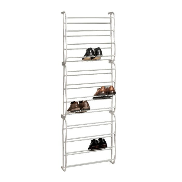 Biely kovový závesný stojan na topánky – Premier Housewares-image-1