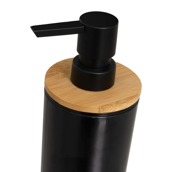 Čierna plastová súprava doplnkov do kúpeľne – Casa Selección-image-4