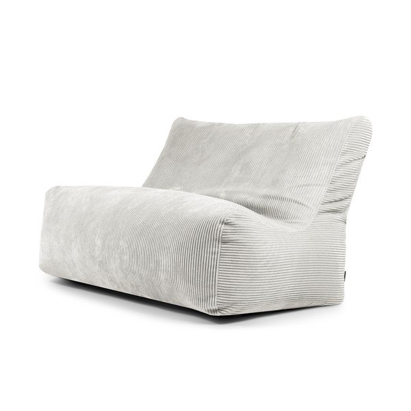 Krémový menčestrový sedací vak Sofa Seat Lounge – SLOWDOWN