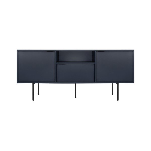 Tmavomodrý TV stolík 180x79x50 cm Bau – noo.ma-image-2