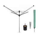 Vonkajší sušiak na bielizeň v striebornej farbe 50 m Lift-o-Matic Advance – Brabantia