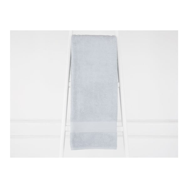 Svetlomodrá bavlnená osuška Elone, 90 × 150 cm