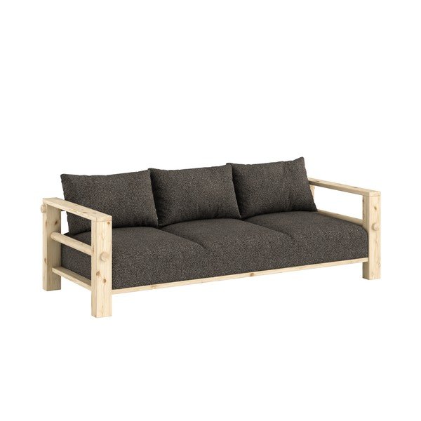 Tmavosivá pohovka 225 cm Bare – Karup