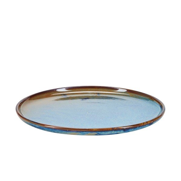 Modrý porcelánový tanier Bahne & CO Space, ø 26,5 cm