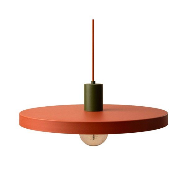 Kovové závesné svietidlo v tehlovej farbe ø 40 cm Ori – Micadoni 