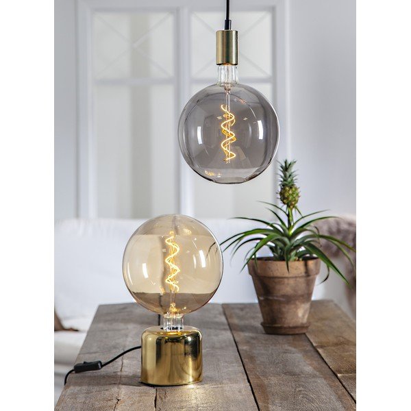 Lampová noha v mosadznej farbe 10 cm Glans – Star Trading-image-1