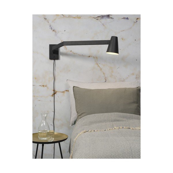 Čierne nástenné svietidlo Biarritz – it's about RoMi-image-4