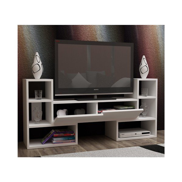 Biely TV stolík Mobito Design Sharp-image-1