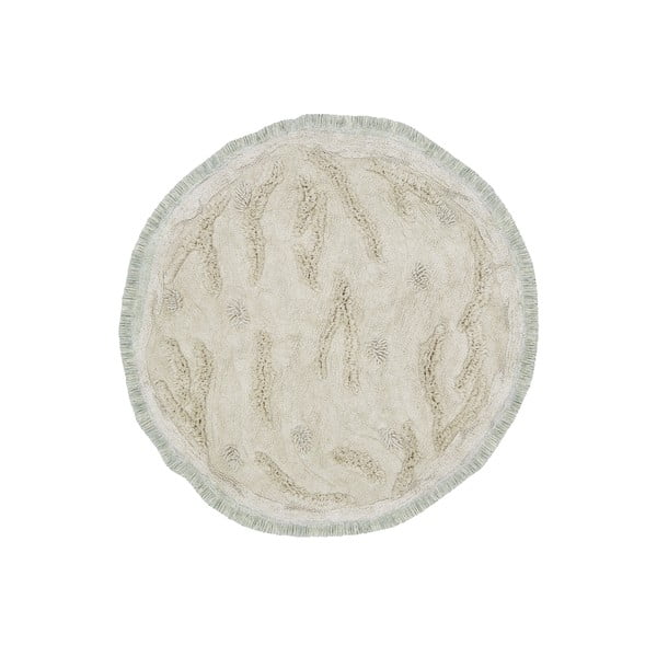 Béžový bavlnený detský hrací koberec ø120 cm Island – Lorena Canals-image-3