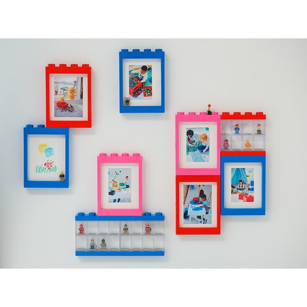 Červený rámček na fotku LEGO®, 19,3 x 26,8 cm-image-1