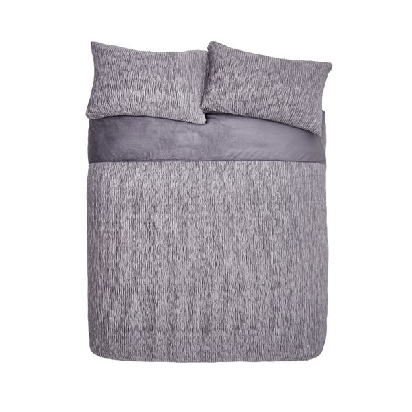 Sivé obliečky na dvojlôžko 200x200 cm Allure Sparkle – Catherine Lansfield-image-2