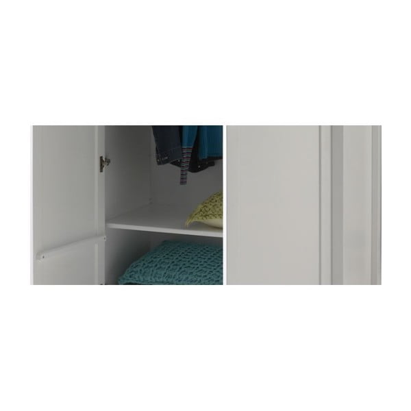 Biela prídavná polica Amori – Vipack