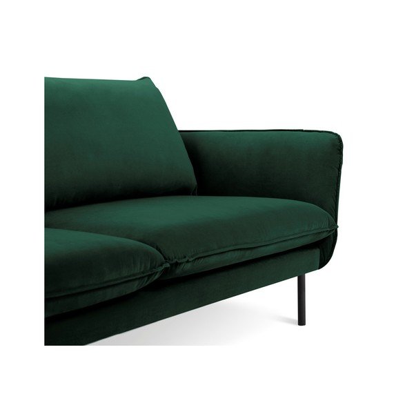 Zelená zamatová pohovka Cosmopolitan Design Vienna, 230 cm-image-3