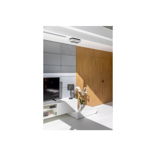 Biele stropné svietidlo s kovovým tienidlom 34x18,5 cm Loid – GTV-image-4