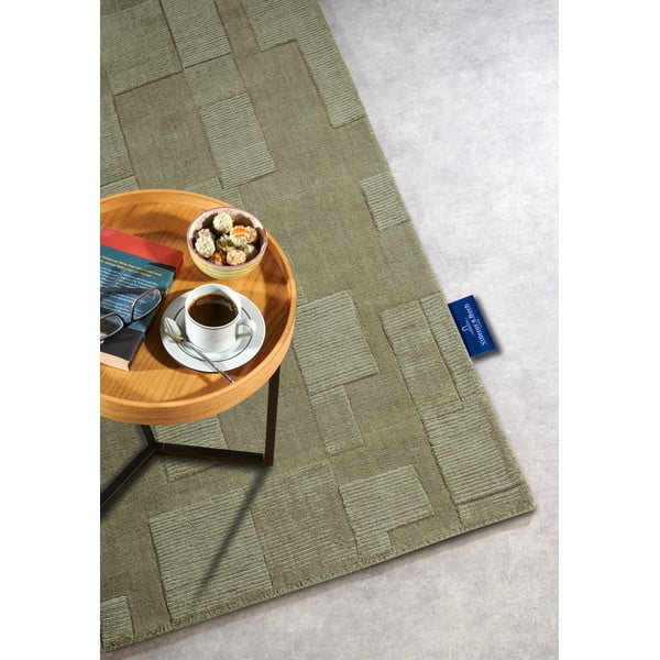 Zelený ručne tkaný vlnený koberec 160x230 cm Wilhelmine – Villeroy&Boch-image-2