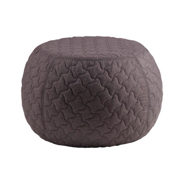 Tmavosivý puf sømcasa Enzo, ⌀ 55 cm