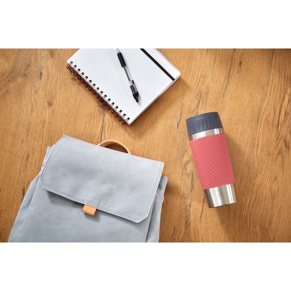 Červený termo hrnček 0.36 l Easy Twist - Tefal-image-2