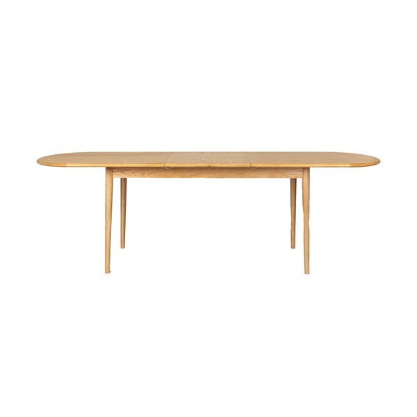 Rozkladací jedálenský stôl s prídavnou doskou v dubovom dekore 90x180 cm Twist – Zuiver-image-3